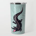 Crocodile - Mint Travel Mug Gallery Image 1