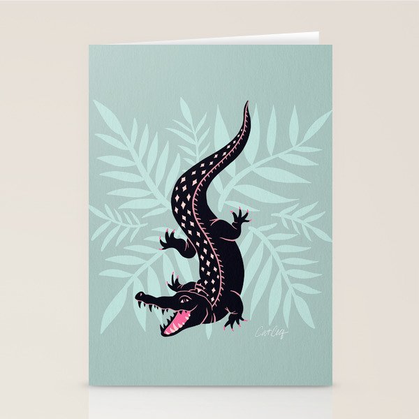 Crocodile - Mint Stationery Card Gallery Image 2