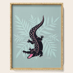 Crocodile - Mint Serving Tray Gallery Image 1