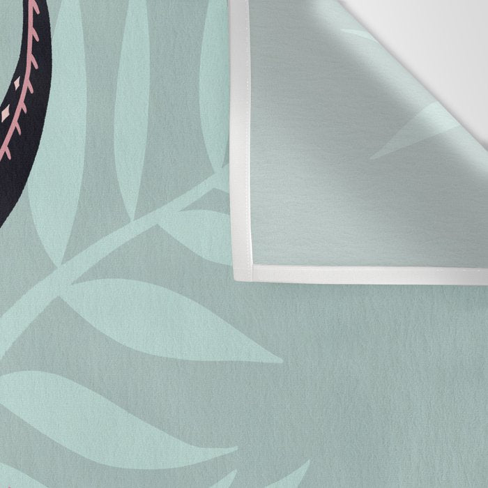 Crocodile - Mint Wall Tapestry Gallery Image 3