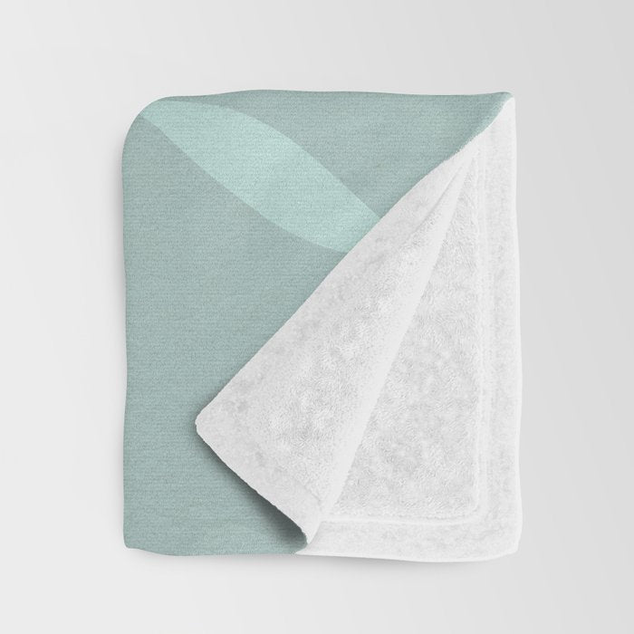 Crocodile - Mint Throw Blanket Gallery Image 3