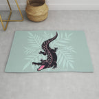 Crocodile - Mint Rug Gallery Image 1