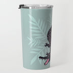 Crocodile - Mint Travel Mug Gallery Image 3