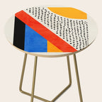Mid Century Abstract Landscape Side Table Gallery Image 2