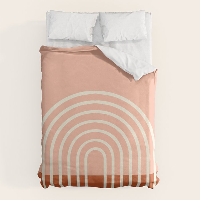 Terracota Pastel Duvet Cover Gallery Image 1