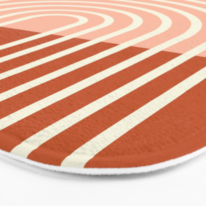 Terracota Pastel Bath Mat Gallery Image 3