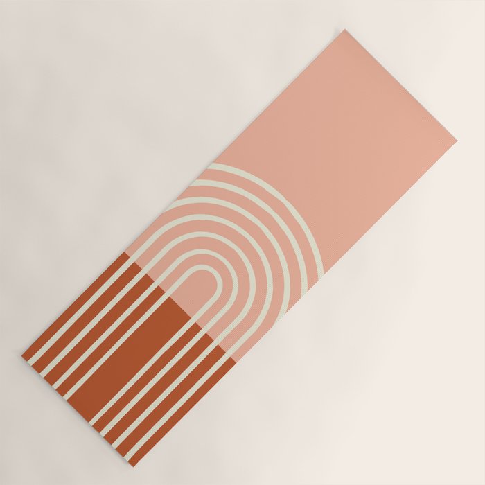 Terracota Pastel Yoga Mat Gallery Image 1