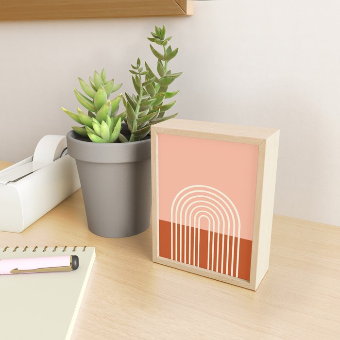 Terracota Pastel Mini Art Print Gallery Image 2