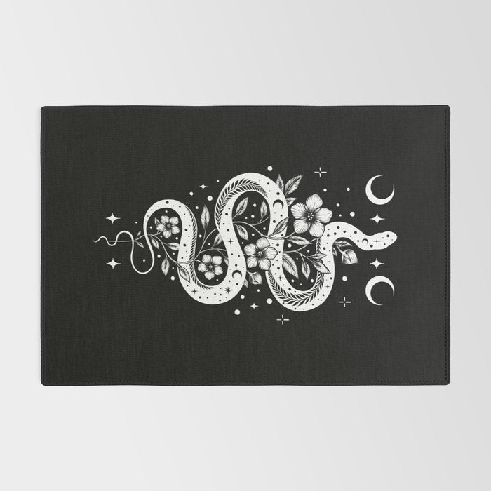Serpent Spell-White Rug Gallery Image 2