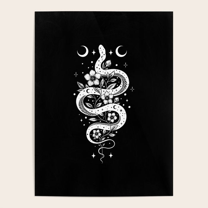 Serpent Spell-White Poster Gallery Image 1