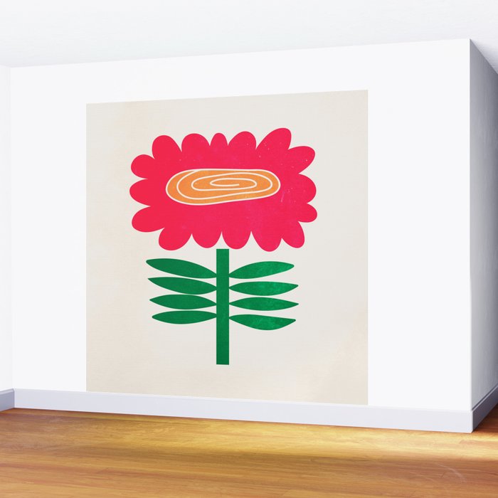 The Wildflower Wall Mural Gallery Image 2