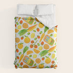 Kitchen Snacks & Apps in Orange & White Comforter Gallery Image 6