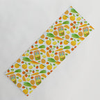 Kitchen Snacks & Apps in Orange & White Yoga Mat Gallery Image 1