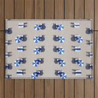 Beach Umbrellas Outdoor Rug Gallery Image 1