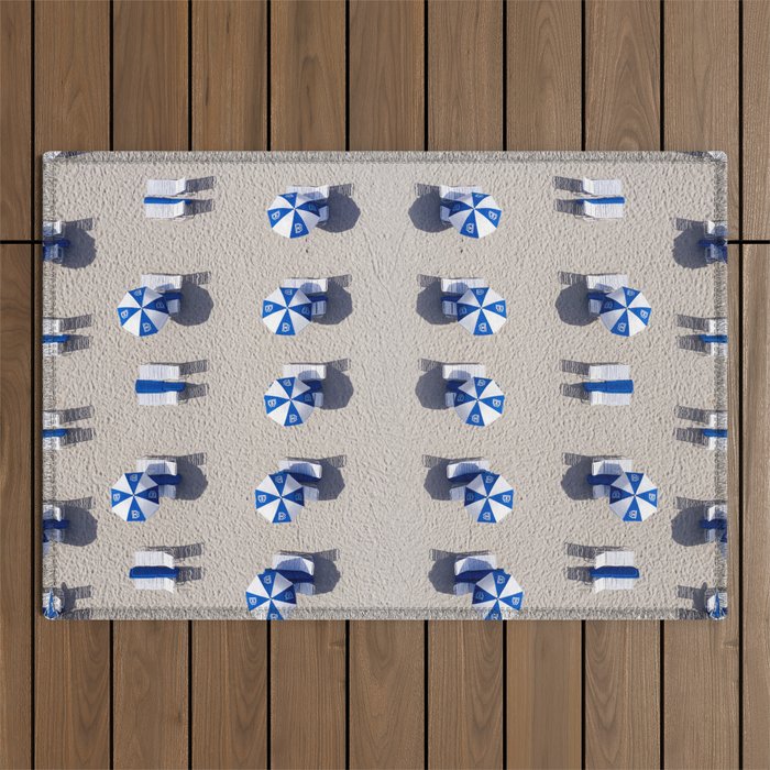 Beach Umbrellas Outdoor Rug Gallery Image 1
