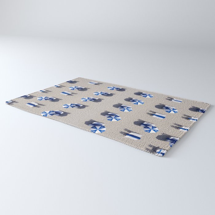 Beach Umbrellas Rug Gallery Image 3