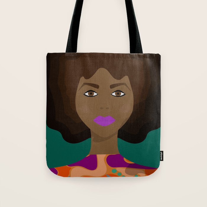 Fro melanin goddess Tote Bag Gallery Image 1