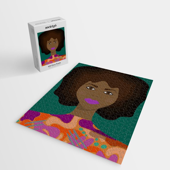 Fro melanin goddess Jigsaw Puzzle Gallery Image 2