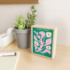 Lavender & Tropical Green: Les Fleurs | Flower Market Color Series 08 Mini Art Print Gallery Image 2