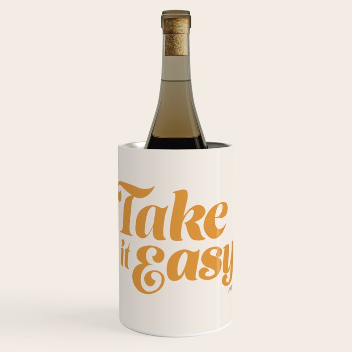 Take it Easy (Yellow Palette) Wine Chiller Gallery Image 1