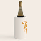Take it Easy (Yellow Palette) Wine Chiller Gallery Image 2