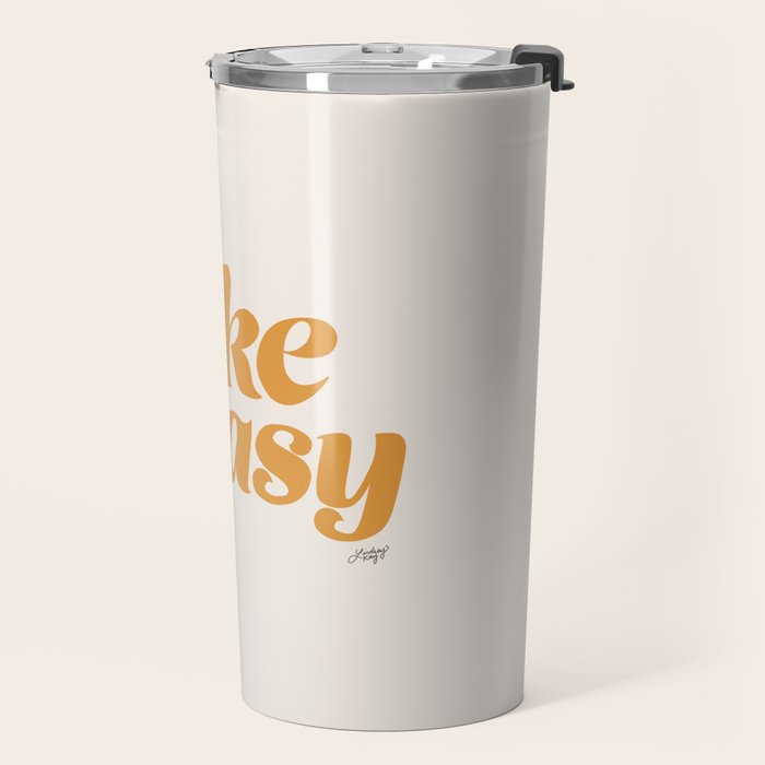 Take it Easy (Yellow Palette) Travel Mug Gallery Image 2