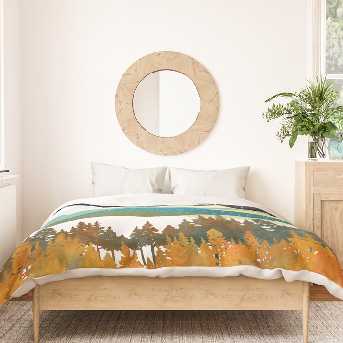 Winters Night Duvet Cover Gallery Image 3