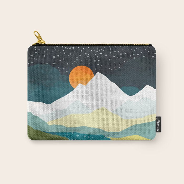 Winters Night Carry All Pouch Gallery Image 1