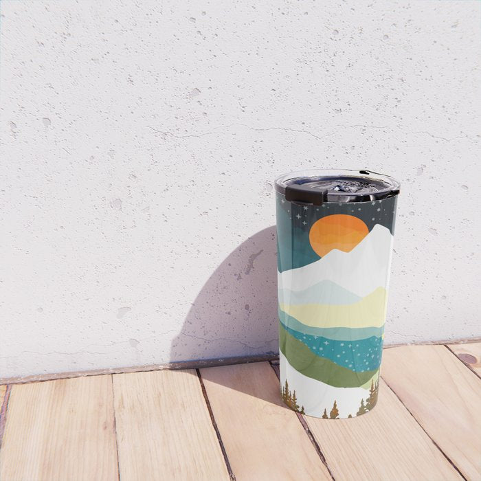 Winters Night Travel Mug Gallery Image 4