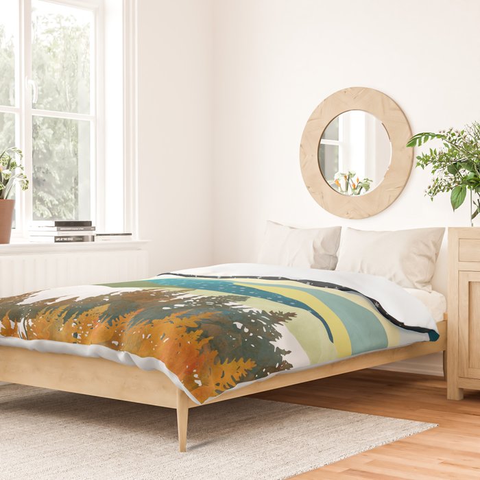 Winters Night Duvet Cover Gallery Image 2