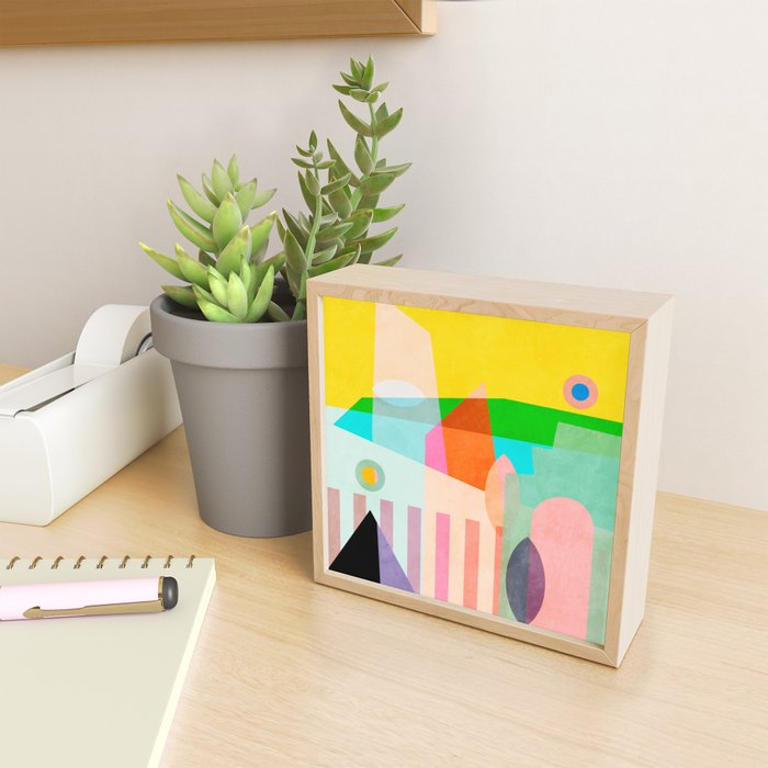 modern abstraction shapes Mini Art Print Gallery Image 2