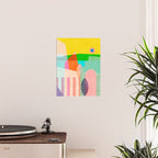 modern abstraction shapes Poster Gallery Image 2