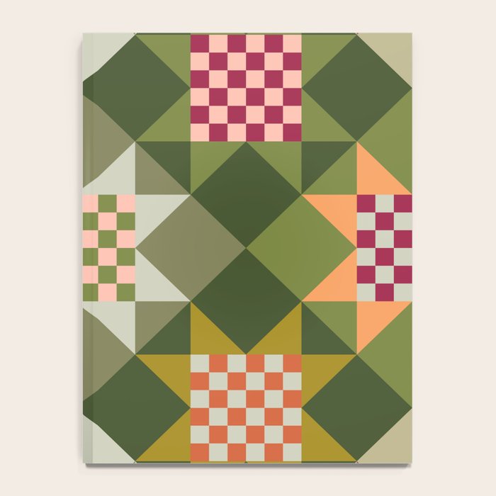 Checkerboard Quilt - Fall Colors Notebook Gallery Image 4