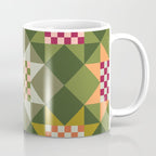 Checkerboard Quilt - Fall Colors Coffee Mug Gallery Image 1