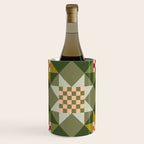 Checkerboard Quilt - Fall Colors Wine Chiller Gallery Image 1