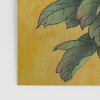 Chinoiserie Peach Blooming Peony Gold Leaf Art Painting Poster Gallery Image 3
