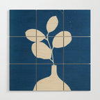 Cyanotype Still Life Studies #2 Wood Wall Art Gallery Image 1