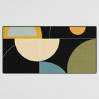 mid century geometric winter 2 Desk Mat Gallery Image 3