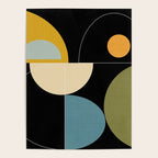mid century geometric winter 2 Poster Gallery Image 4