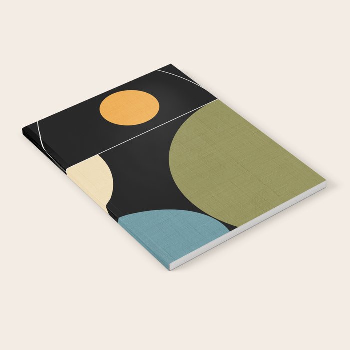 mid century geometric winter 2 Notebook Gallery Image 1