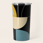 mid century geometric winter 2 Travel Mug Gallery Image 1