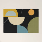 mid century geometric winter 2 Welcome Mat Gallery Image 1