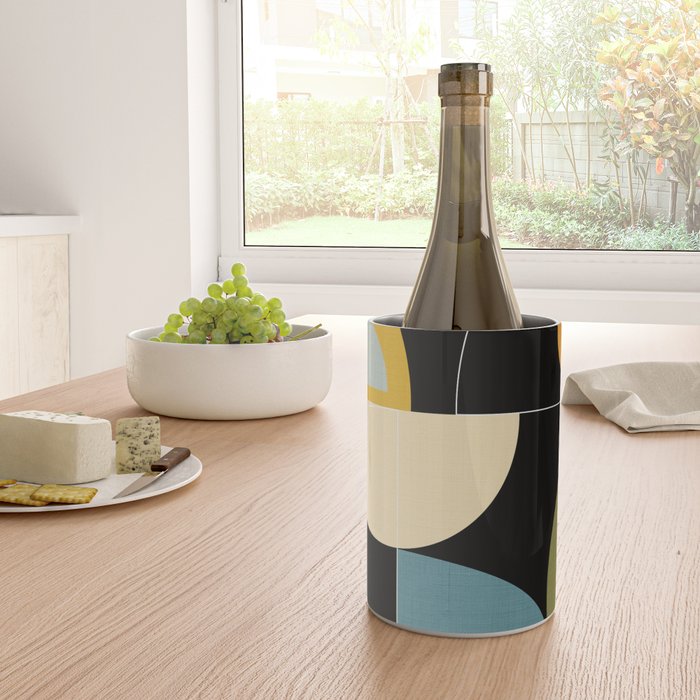 mid century geometric winter 2 Wine Chiller Gallery Image 4