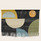 mid century geometric winter 2 Wall Hanging Gallery Image 1