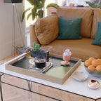 mid century geometric winter 2 Serving Tray Gallery Image 2