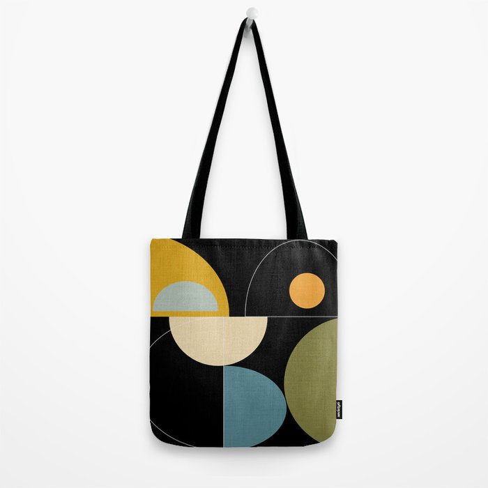 mid century geometric winter 2 Tote Bag Gallery Image 2