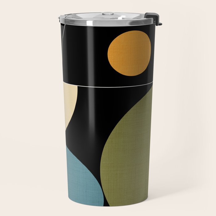 mid century geometric winter 2 Travel Mug Gallery Image 2