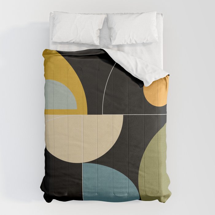 mid century geometric winter 2 Comforter Gallery Image 6