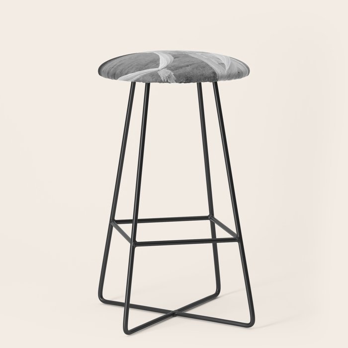 Salem witches, seance gathering of the witch black and white photograph Stool Gallery Image 1