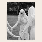 Salem witches, seance gathering of the witch black and white photograph Poster Gallery Image 4